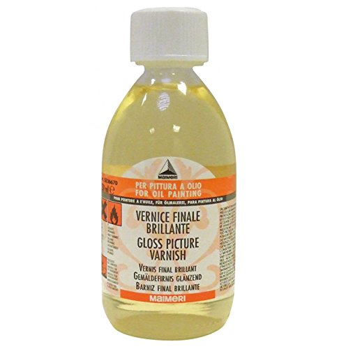 Maimeri 670 Finish Brillante protège et sublime vos toiles de peinture