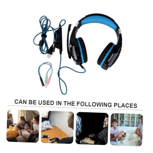 Casque de jeu à LED ergonomique avec finitions texturées premium - 2