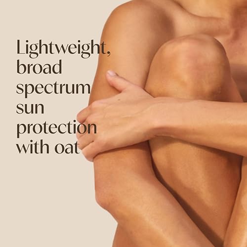 Aveeno Protect + Hydrate Sunscreen Lotion for Body & Face with Prebiotic Oat, SPF 60 Broad Spectrum Sunscreen, Paraben, & Oil Free, Water & Sweat Resistant (80-min) for Sensitive Skin, 12 FI Oz - Image 3