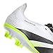 Adidas Unisex League Firm Ground/Multi Ground, White/Black/Lucid Lemon, 10