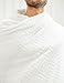 Islamic Men's Ihram/Ehram Towel Set for Hajj Umrah - 2 Piece Set - 45 X 90 inches, 100% Zero Twist Combed Cotton - Combo With Ihraam Belt