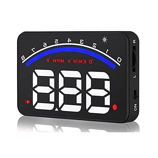 BOOMBOOST HUD Head Up Display KMH MPH överhastighet varningssystem projektor vindruta M6