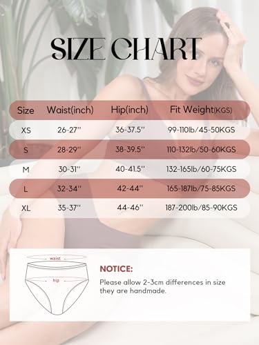 Image of Women's Seamless No-Show Bikini Underwear Comfortable Stretch Invisible Hipster Panties for Everyday Wear 6PACK