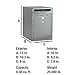 SentrySafe Depository Safe with Dual Key Lock, Steel Drop Slot Safe for Offices and Businesses, Stores Cash Deposits, 0.38 Cubic Feet, 12 x 8 x 10.3 Inches, UC-039K