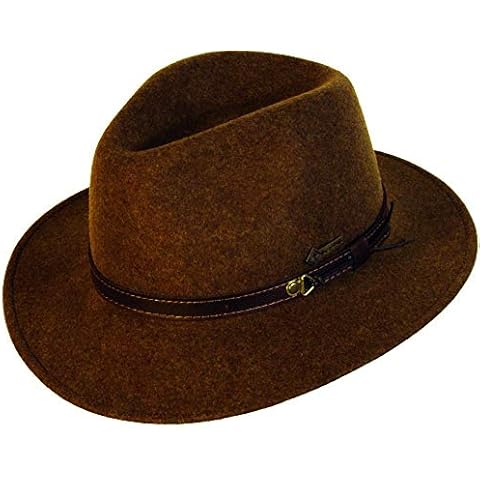 Scippis Lincoln Brown Woollen Cowboy Hat Cover