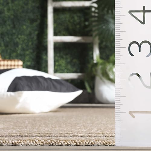 Tapete Safavieh Runner 2'2" x 8', Natural y Negro miniatura 4