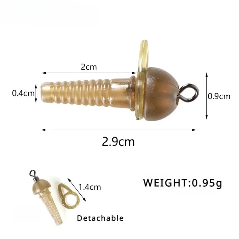 Accesorios terminales de pesca para carpa, set 40 piezas miniatura 2