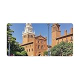 Spanish Cities Desk Mat Non-Slip Laptop Writing Pad Large Keyboard Mousepad with Rubber Base 23.6