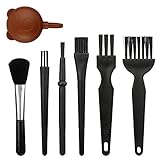 Nylon Antistatische Bürsten, 7 Stück Antistatische Bürsten Reinigungspinsel für Reinigung PC, Tastatur, Leitfähigen Boden, Leiterplatte, Motherboards, Mehrzweck Nylon Pinsel, Reinigung Pinsel Set