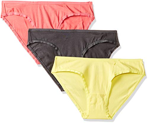 Image of Amante Solid Low Rise Cotton Bikini Panty Pack(Pack of 3)
