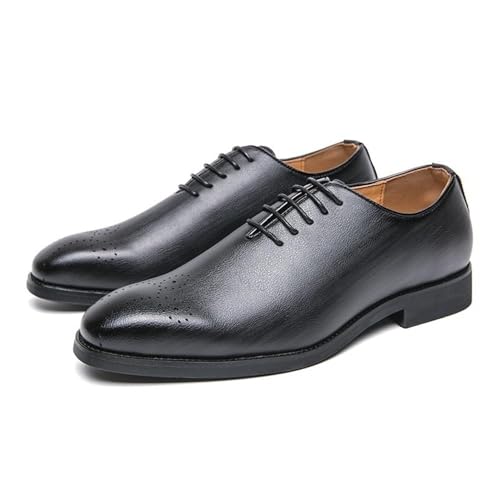 Men’s Formal Business Dress Shoes Leather Oxford Classic Wedding Comfortable Non-Slip Pointed Toe Walking Shoes Lace Up Shoes for Men2