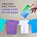 Zero Trace Color Catchers for Laundry - Protects Clothes with Color Dye Catcher,Run Remover, Color Grabbing and Color Bleed Remover for Clothes - 140 Sheets
