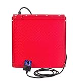KANE PPHM18T Pet Heat Mat; Electric Heated Pad/Warmer Bed for Pet & Reptile with Thermostatic Temperature Control; Safe for Dog, Cat, Puppy, Kitten, Turtle & Snake (TD-30 Thermostat, 18' x 18')