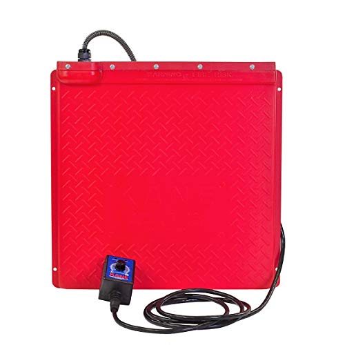 KANE PPHM18T Pet Heat Mat; Electric Heated Pad Warmer Bed for Pet & Reptile with Thermostatic Temperature Control; Safe for Dog, Cat, Puppy, Kitten, Turtle & Snake (TD-30 Thermostat, 18 x 18 )