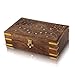 Great Birthday Gift Ideas Handmade Wooden Jewelry Box with Free Lock & Key Keepsake Box Treasure Chest Lock Box Watch Box Storage Box Trinket Holder 8 x 5 Inches Anniversary Housewarming Gift Ideas