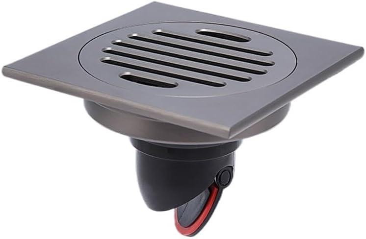 Square Gun Invisible All Copper Floor Drain Kitchen Balcony Shower Dual-use Washing Machine Hidden Floor Drain