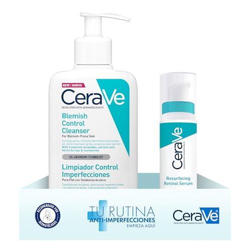 Cerave Blemish Control 236 ml + Serum Facial Anti-Imperfecciones con Retinol 30 ml