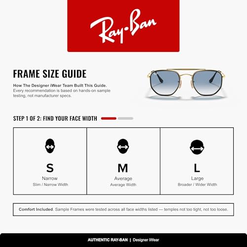 Image of Ray-Ban RB3648M The Marshal II Geometric Aviator Sunglasses for Men for Women