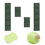 LZYMSZ 10PCS Wasserdichtes Notizbuch, Allwetter-wasserdichtes Taktisch Beständiges Spiral-Notizbuch, 3