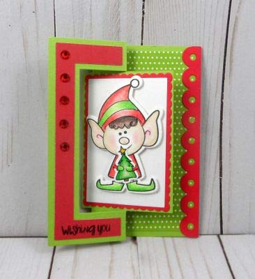Elves Merry Christmas Die Cuts For Card-Making And Scrapbooking Supplies By The Stamps Of Life - Elves2Stamp Elf Die Cuts #TOP6