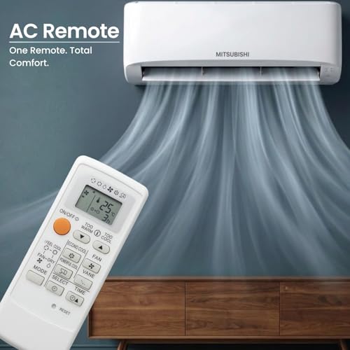 Image of Electronic Spices AC Remote | Compatible with Mitsubishi AC (Model AC-122) with AAA Batteries