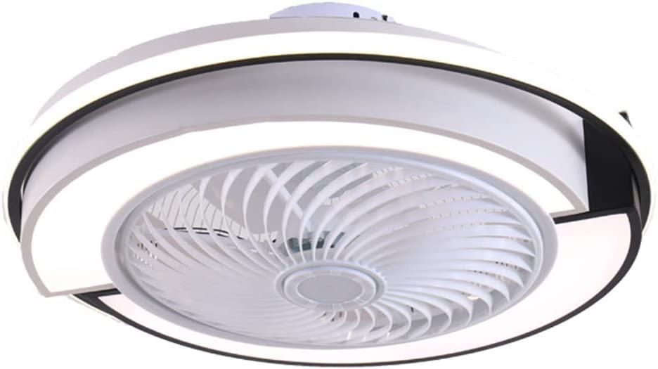 Ventilador de techo con luz LED inteligente para comedor y sala de estar moderna