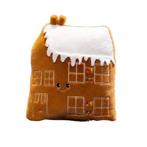 Bonhomme de pain d'épice en peluche aux finitions soignées pour intérieur chic