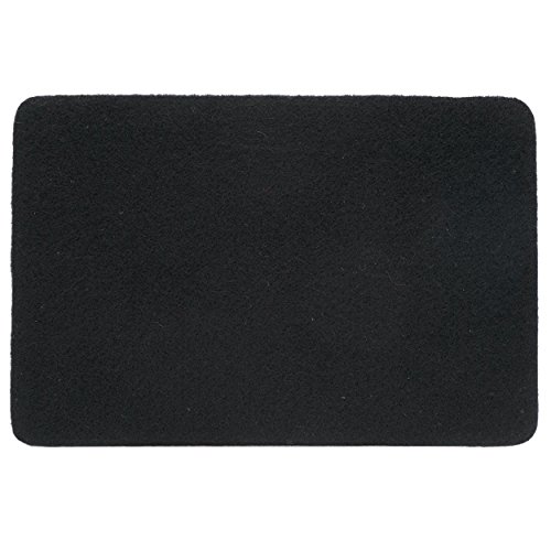 Benco Self-Adhesive Felt Sheet, Black, 12"x 24"