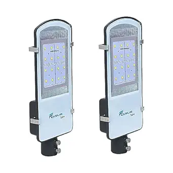 Forus 50 Watt LED Street Light 10 Years Warranty, Cool White, Waterproof Outdoor Light, Premium Quality Street Light, Street Light 50 Watt LED for Home, Outdoor Lights, Street Lamp, Road Lights 2PC