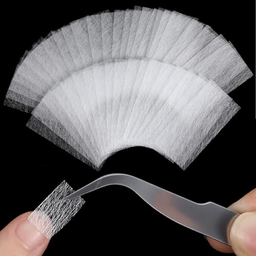Piriuuo 200 Stück Fiberglas Seide Nagelverlängerungssets