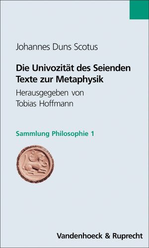 Die Univozitat Des Seienden: Texte Zur Metaphysik