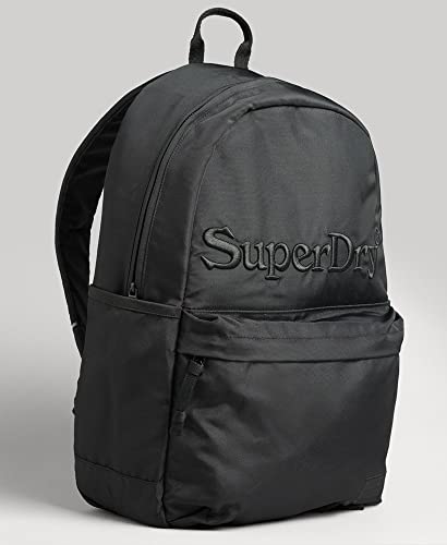 Superdry Womens Graphic Montana Backpack, Classic Hiking Design Jet Black Size One Size #TOP1