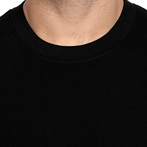 Image of LAZYCHUNKS Men's Cotton Full Sleeve T-Shirt | Round Neck Men's Tshirt