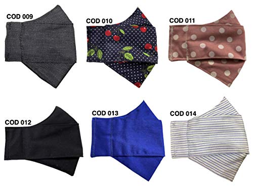 Pacote C/ 10 Un Máscara 3d - Várias Estampas