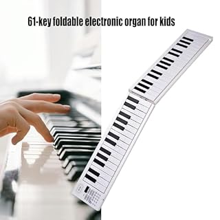 Ousidiman Piano électronique portable pliable à 61 touches Clavier de musique numérique Instrument de musique durable - Les Beatles, Paul McCartney, John Lennon, RIngo Starr, George Harrison Ousidiman Piano électronique portable pliable à 61 touches Clavier de musique numérique Instrument de musique durable – Image 2