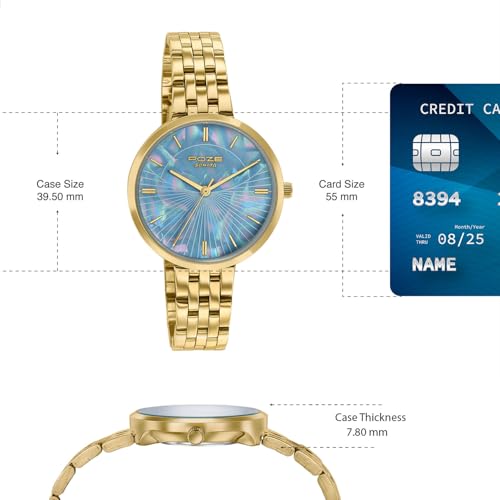 Image of Sonata Poze 9 with Quartz Analog Watch for Women