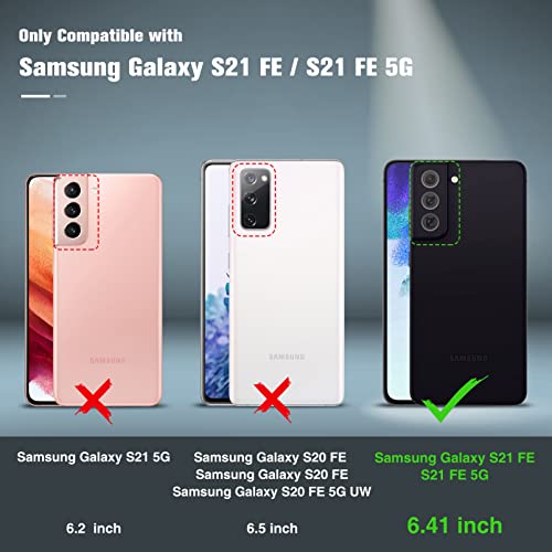 Jxvm BINGHEXIN For Samsung Galaxy S21 Fe Case: Dual Layer Protective Heavy Duty Cell Phone Cover Shockproof Rugged thumb #1