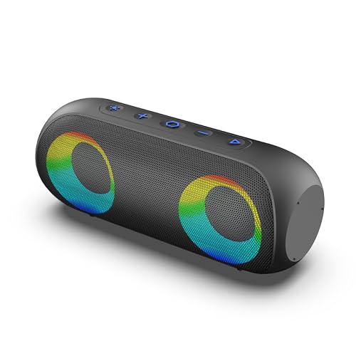 RYGHT – TOOGO L – R480361 - Enceinte Outdoor sans Fil avec LED RDB – 11H d’autonomie, 9 Modes RGB, Micro intégré et Assistant Vocal – Résistant à...