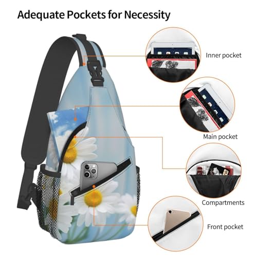 Bolso cruzado unisex negro tipo sling para viaje miniatura 3