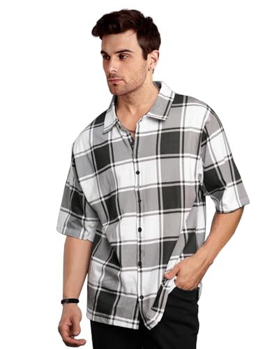 Image of EYEBOGLER Mens Loose FIT Casual Shirt