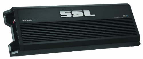 Sound Storm Laboratories AE230 AERO 3000W 2-Channel MOSFET Amplifier with High/Low Crossover and Remote Subwoofer Level Control - Black/silver