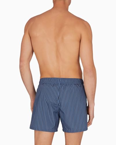Emporio Armani Men's Striped 4" Swim Trunk2