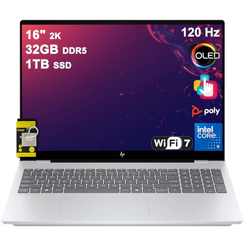 HP OmniBook 7 AI m[gp\R 16C` 2K (2048 x 1280) OLED Touch (120 HzAHDR 500 nits) Intel Core 9 270H 32GB DDR5 1TB SSD NGC^[ fUCi