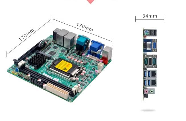 Amazon.in: Buy Z390 Mini-ITX SBC IPC Motherboard, LGA1151, 8/9th