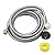 CADUFUELLY 12FT Stainless Braided Propane Adapter Hose with Gauge Propane Tank Hose Adapter 1lb to 20lb Converter for QCC1 / Type1 Coleman Camp Stove Buddy Heater Tabletop Grill 1lb Portable Appliance