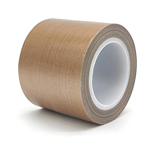 ptfe coated wire - Teflon Fabric Tape, 2 Inch 30 Feet PTFE Tape for Vacuum Sealer Machine, Hand Impulse Sealers Insulation PTFE Coated Fiberglass Adhesive Tape Compatible with FoodSaver, Seal A Meal, Weston, Cabella