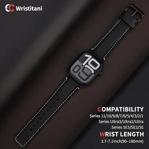 Image of Wristitani Genuine Leather Strap for Apple Watch