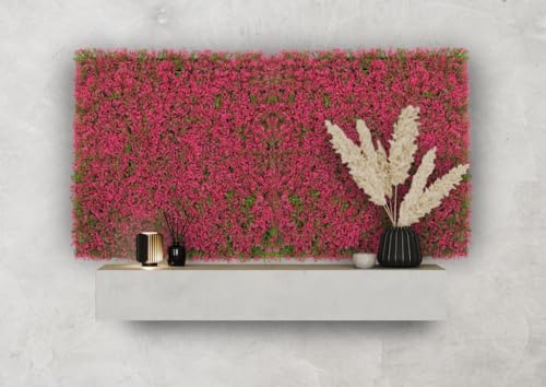 Jangal Pannelli Acustici Modulabili In Flora Sintetica Ultrarealistica 52X52Cm Mod. Pink - 5