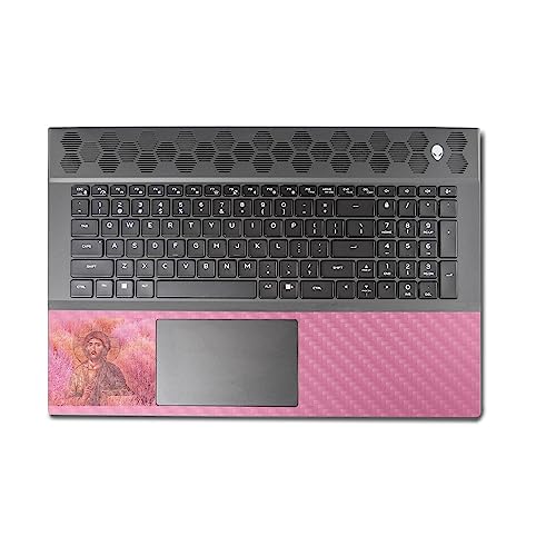 Image of MightySkins Carbon Fiber Skin Compatible With Alienware M18 R1 (2023) Full Wrap Kit - Holy Lavendar | Protective, Durable Textured Carbon Fiber Finish | Easy To Apply & Change Styles | Made in the USA