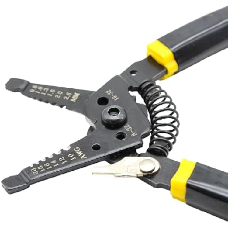 TEMO 10-20 AWG Professional Wire Stripper/wire crimping tool, Wire Cutter, Wire Crimper, Cable Stripper, Wiring Tools and Multi-Function Hand Tool